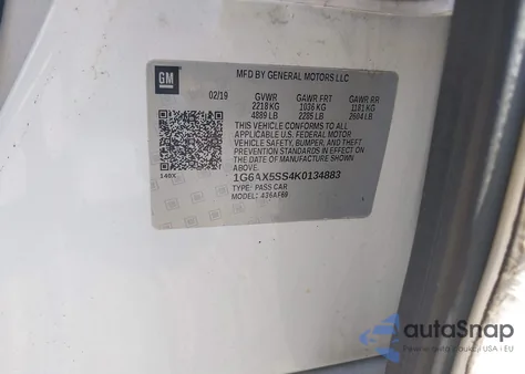 2019 Cadillac Cts Luxury from USA, damaged, VIN 1G6AX5SS4K0134883